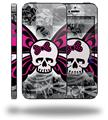 Skull Butterfly - Decal Style Vinyl Skin (fits Apple Original iPhone 5, NOT the iPhone 5C or 5S)