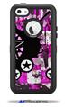 Pink Star Splatter - Decal Style Vinyl Skin fits Otterbox Defender iPhone 5C Case (CASE SOLD SEPARATELY)