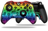 Cute Rainbow Monsters - Decal Style Skin fits Microsoft XBOX One ELITE Wireless Controller