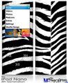 iPod Nano 4G Skin - Zebra