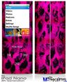 iPod Nano 4G Skin - Pink Distressed Leopard