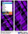 iPod Nano 4G Skin - Purple Plaid