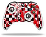 WraptorSkinz Decal Skin Wrap Set works with 2016 and newer XBOX One S / X Controller Checkerboard Splatter (CONTROLLER NOT INCLUDED)