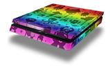 Vinyl Decal Skin Wrap compatible with Sony PlayStation 4 Slim Console Cute Rainbow Monsters (PS4 NOT INCLUDED)