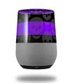 Decal Style Skin Wrap for Google Home Original - Skull Stripes Purple (GOOGLE HOME NOT INCLUDED)