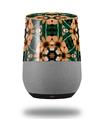 Decal Style Skin Wrap for Google Home Original - Floral Pattern Orange (GOOGLE HOME NOT INCLUDED)
