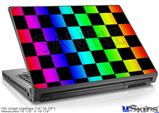 Laptop Skin (Large) - Rainbow Checkerboard