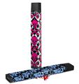 Skin Decal Wrap 2 Pack for Juul Vapes Pink Skulls and Stars JUUL NOT INCLUDED