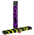 Skin Decal Wrap 2 Pack for Juul Vapes Purple Leopard JUUL NOT INCLUDED