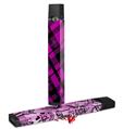 Skin Decal Wrap 2 Pack for Juul Vapes Pink Plaid JUUL NOT INCLUDED