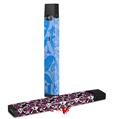 Skin Decal Wrap 2 Pack for Juul Vapes Skull Sketches Blue JUUL NOT INCLUDED