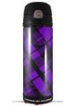 Skin Decal Wrap for Thermos Funtainer 16oz Bottle Purple Plaid (BOTTLE NOT INCLUDED) by WraptorSkinz
