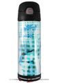 Skin Decal Wrap for Thermos Funtainer 16oz Bottle Electro Graffiti Blue (BOTTLE NOT INCLUDED) by WraptorSkinz