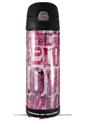 Skin Decal Wrap for Thermos Funtainer 16oz Bottle Grunge Love (BOTTLE NOT INCLUDED) by WraptorSkinz
