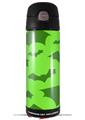 Skin Decal Wrap for Thermos Funtainer 16oz Bottle Deathrock Bats Green (BOTTLE NOT INCLUDED) by WraptorSkinz