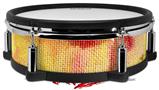 Skin Wrap works with Roland vDrum Shell PD-128 Drum Painting Yellow Splash (DRUM NOT INCLUDED)