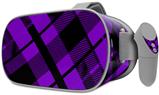 Decal style Skin Wrap compatible with Oculus Go Headset - Purple Plaid (OCULUS NOT INCLUDED)