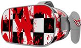 Decal style Skin Wrap compatible with Oculus Go Headset - Checkerboard Splatter (OCULUS NOT INCLUDED)