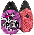 Skin Decal Wrap 2 Pack compatible with Suorin Drop Punk Princess VAPE NOT INCLUDED