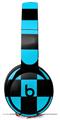 WraptorSkinz Skin Skin Decal Wrap works with Beats Solo Pro (Original) Headphones Checkers Blue Skin Only BEATS NOT INCLUDED