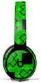 WraptorSkinz Skin Skin Decal Wrap works with Beats Solo Pro (Original) Headphones Criss Cross Green Skin Only BEATS NOT INCLUDED