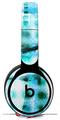 WraptorSkinz Skin Skin Decal Wrap works with Beats Solo Pro (Original) Headphones Electro Graffiti Blue Skin Only BEATS NOT INCLUDED