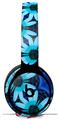 WraptorSkinz Skin Skin Decal Wrap works with Beats Solo Pro (Original) Headphones Daisies Blue Skin Only BEATS NOT INCLUDED