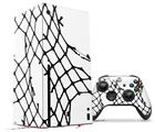 WraptorSkinz Skin Wrap compatible with the 2020 XBOX Series X Console and Controller Ripped Fishnets (XBOX NOT INCLUDED)