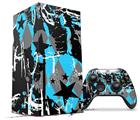 WraptorSkinz Skin Wrap compatible with the 2020 XBOX Series X Console and Controller SceneKid Blue (XBOX NOT INCLUDED)