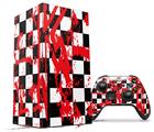 WraptorSkinz Skin Wrap compatible with the 2020 XBOX Series X Console and Controller Checkerboard Splatter (XBOX NOT INCLUDED)