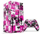 WraptorSkinz Skin Wrap compatible with the 2020 XBOX Series X Console and Controller Pink Graffiti (XBOX NOT INCLUDED)
