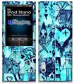 iPod Nano 5G Skin - Scene Kid Sketches Blue