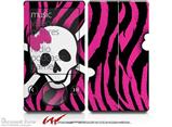 Pink Zebra Skull - Decal Style skin fits Zune 80/120GB  (ZUNE SOLD SEPARATELY)