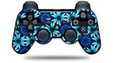 Sony PS3 Controller Decal Style Skin - Daisies Blue (CONTROLLER NOT INCLUDED)