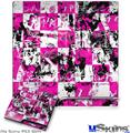 Decal Skin compatible with Sony PS3 Slim Pink Graffiti