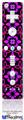 Wii Remote Controller Face ONLY Skin - Pink Floral