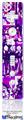 Wii Remote Controller Face ONLY Skin - Purple Checker Graffiti