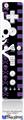 Wii Remote Controller Face ONLY Skin - Skulls and Stripes 6