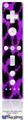 Wii Remote Controller Face ONLY Skin - Purple Leopard