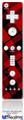 Wii Remote Controller Face ONLY Skin - Red Plaid