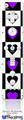 Wii Remote Controller Face ONLY Skin - Purple Hearts And Stars