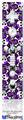 Wii Remote Controller Face ONLY Skin - Splatter Girly Skull Purple
