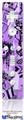 Wii Remote Controller Face ONLY Skin - Scene Kid Sketches Purple