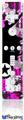 Wii Remote Controller Face ONLY Skin - Pink Star Splatter