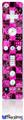 Wii Remote Controller Face ONLY Skin - Pink Checkerboard Sketches