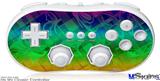 Wii Classic Controller Skin - Rainbow Butterflies