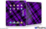 iPad Skin - Purple Plaid