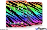 iPad Skin - Tiger Rainbow