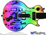 Guitar Hero III Wii Les Paul Skin - Rainbow Skull Collection