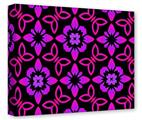 Gallery Wrapped 11x14x1.5  Canvas Art - Pink Floral